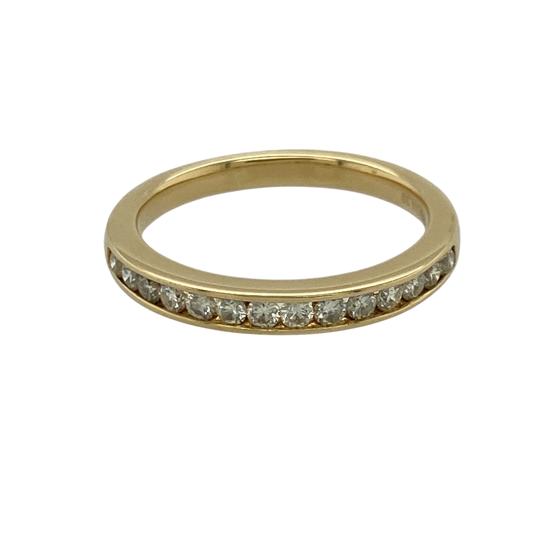 18ct Gold & Diamond Band Ring