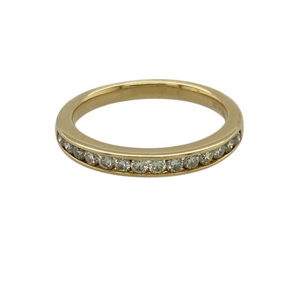 18ct Gold & Diamond Band Ring