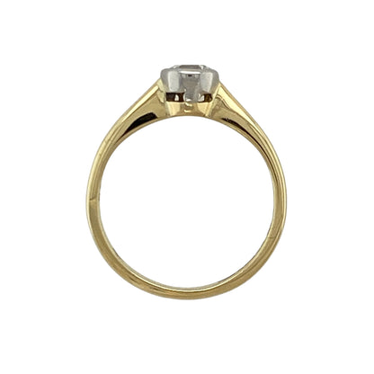 18ct Gold & Diamond Solitaire Ring