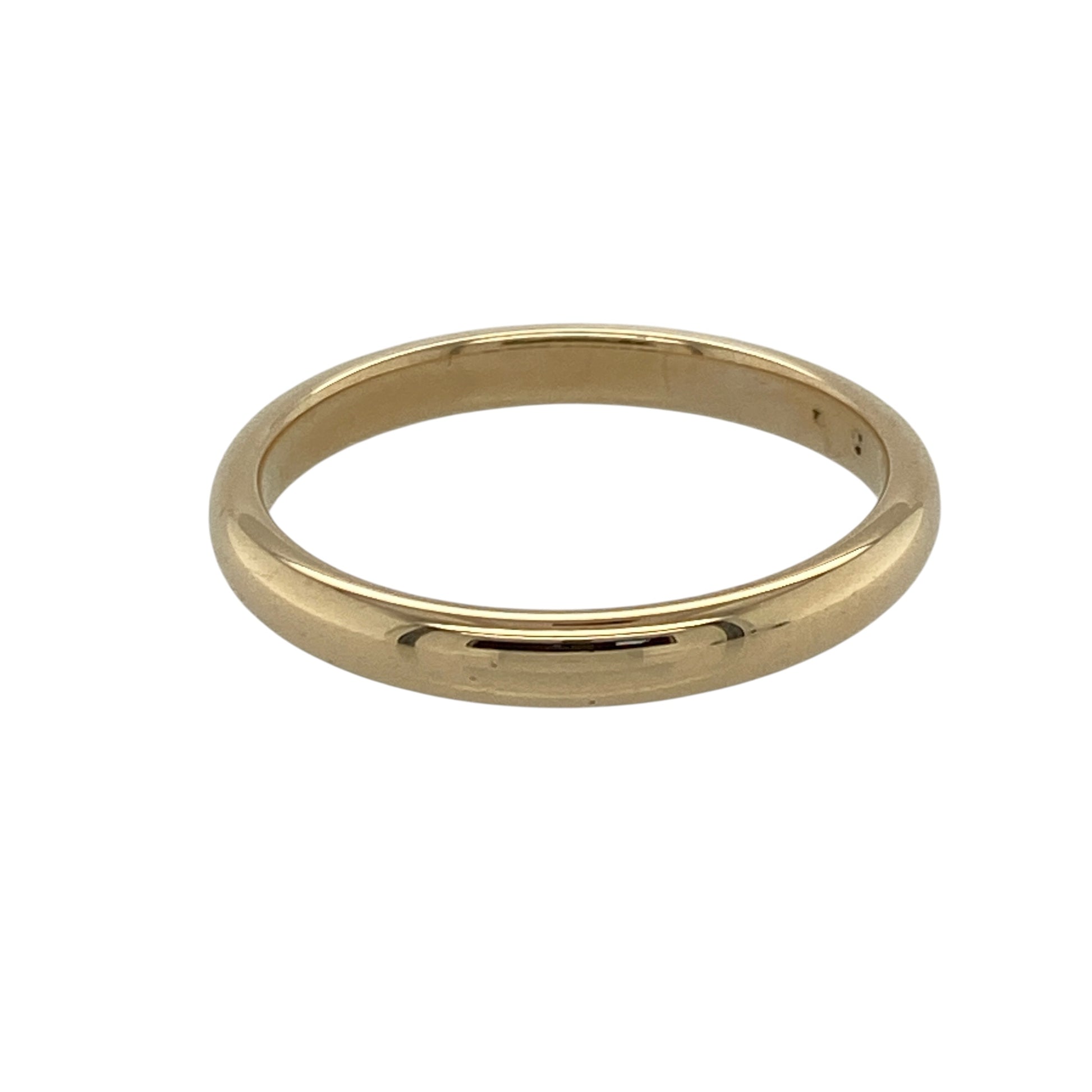 9ct Gold 2mm Wedding Band Ring
