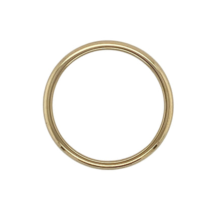 9ct Gold 2mm Wedding Band Ring