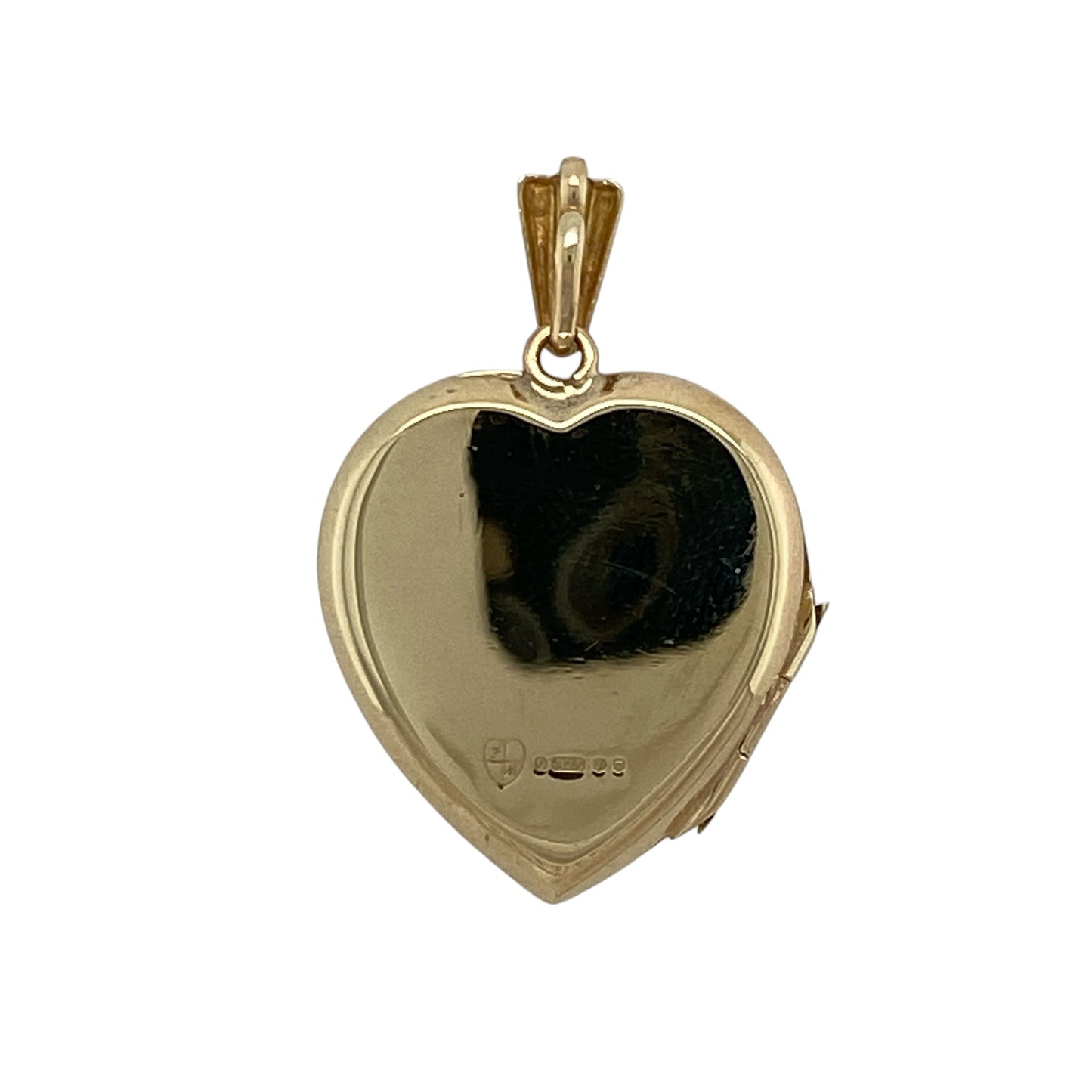 Add timeless sentiment and elegant vintage charm to your jewellery collection with this pre-owned 9ct yellow gold flower patterned heart locket, featuring a beautifully engraved floral design—perfect for keeping treasured photographs close or as a meaningful gift for someone special.

Design: The locket features a classic heart-shaped design with an attractive engraved floral pattern across the front, creating a romantic and timeless appearance that never goes out of style.