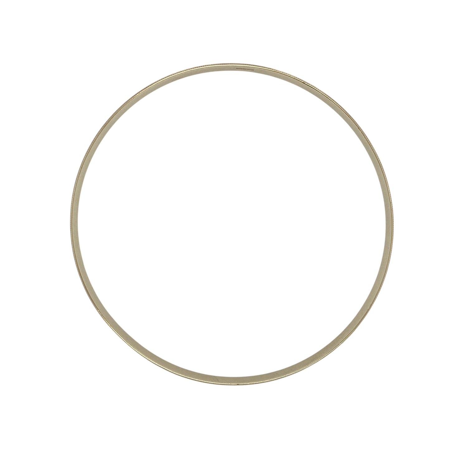 9ct Solid Gold Patterned Bangle