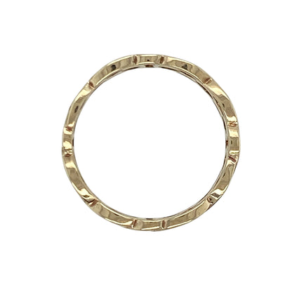 9ct Gold Open Celtic Knot Band Ring