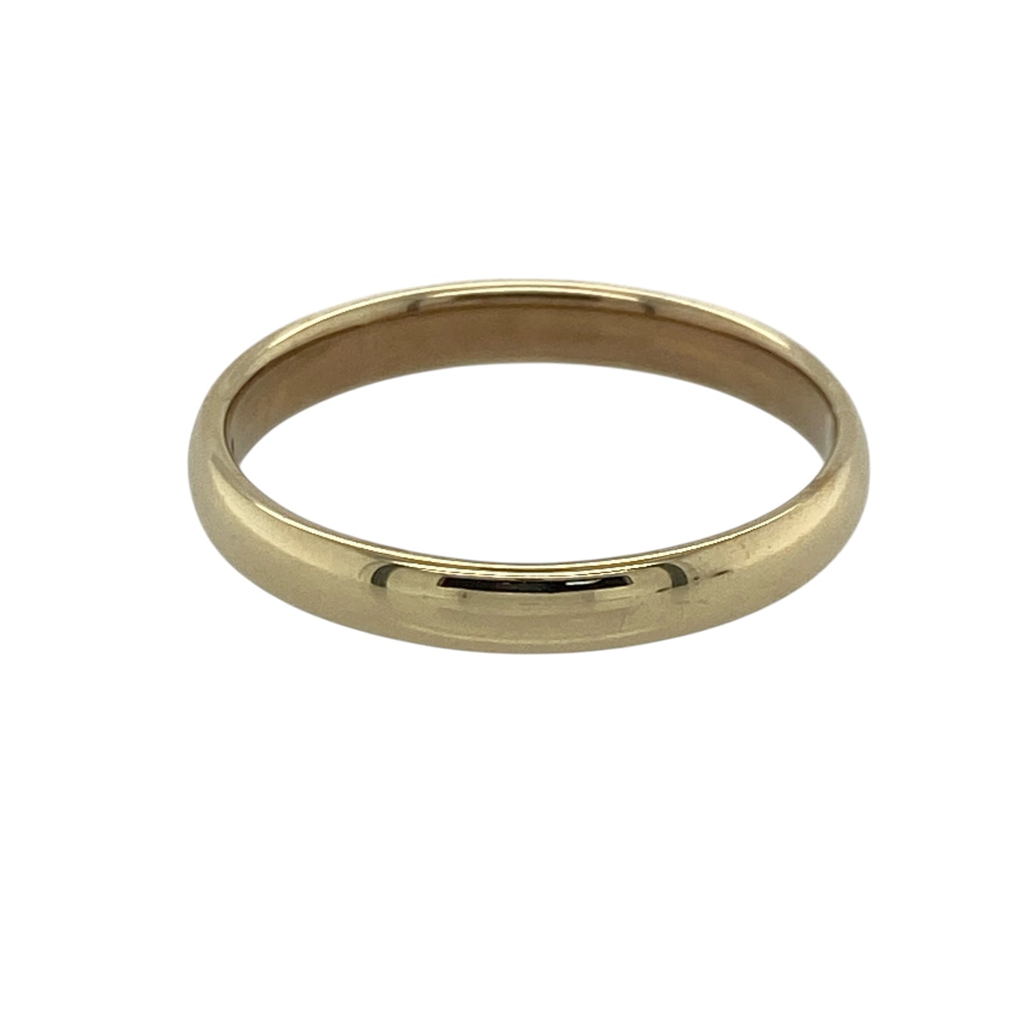 9ct Gold 3mm Wedding Band Ring