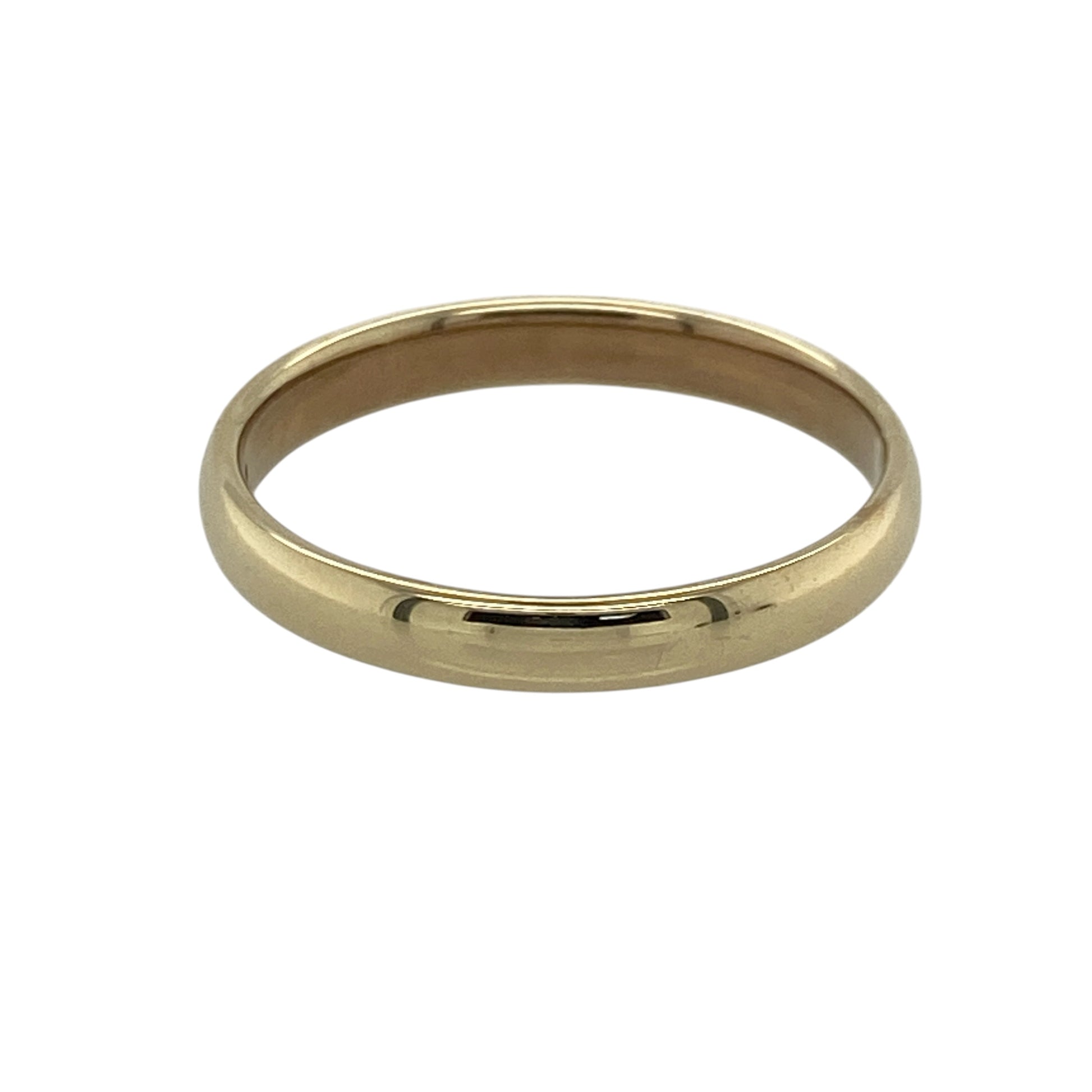 9ct Gold 3mm Wedding Band Ring