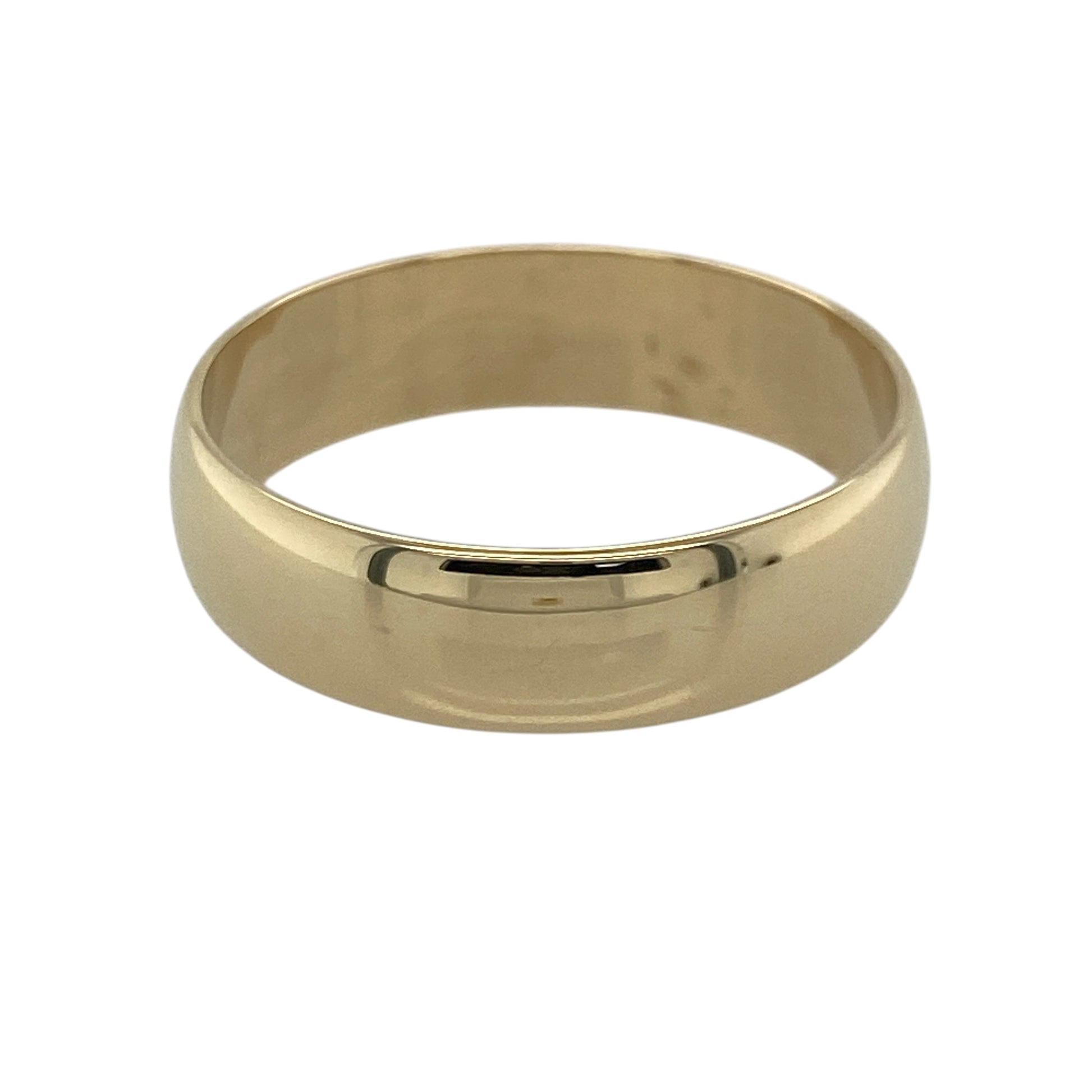 9ct Gold 6mm Wedding Band Ring