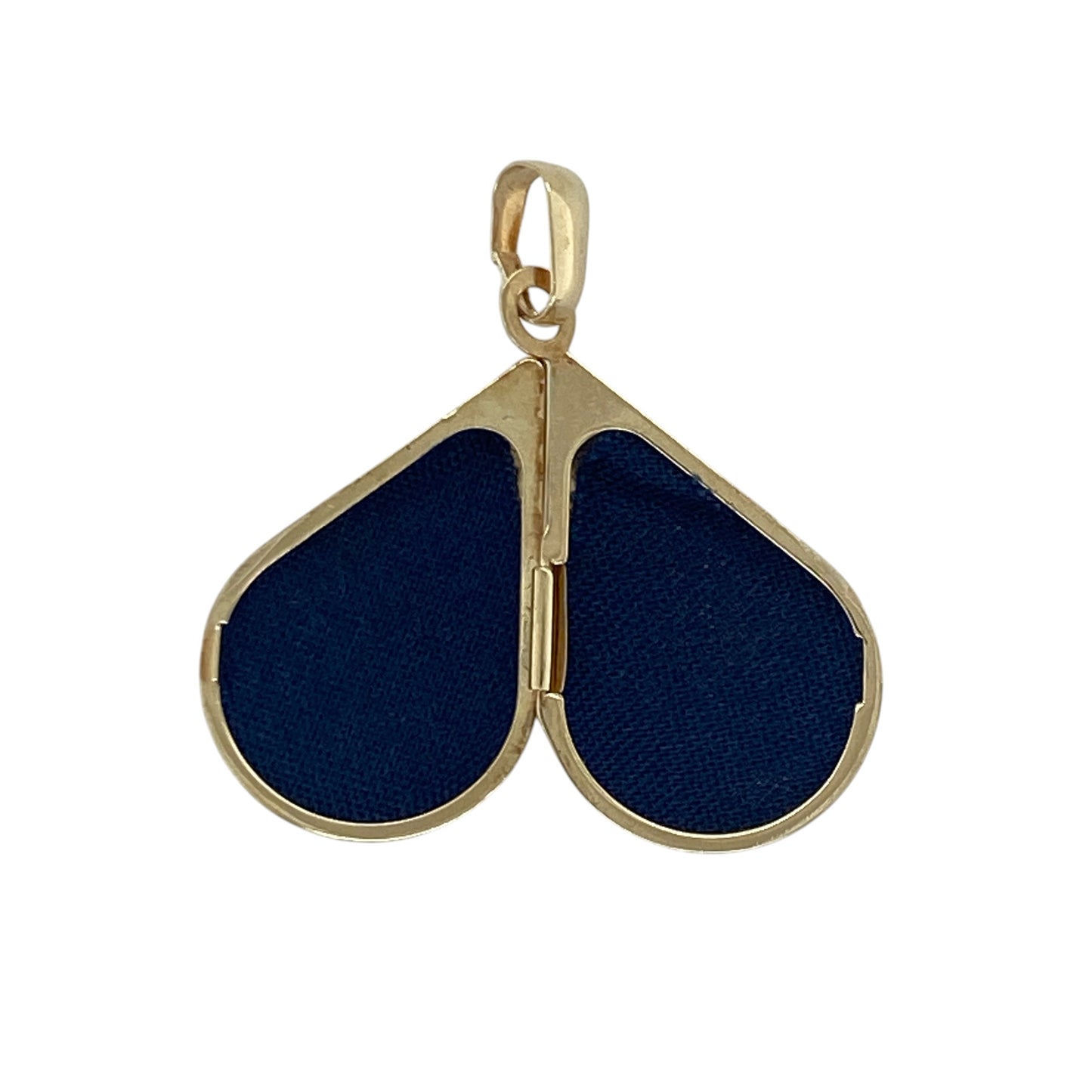 9ct Gold Patterned Teardrop Locket