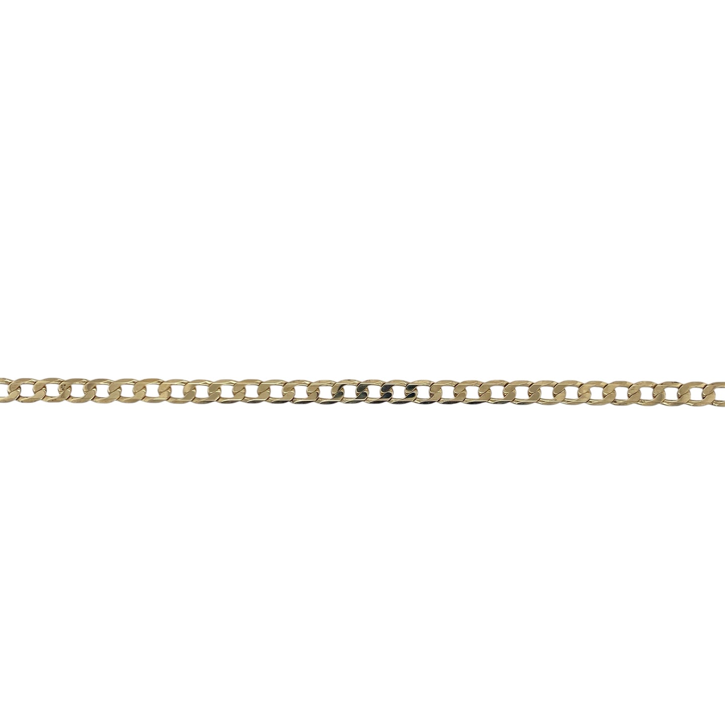 9ct Gold 7" Curb Bracelet
