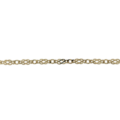 9ct Gold 7" Celtic Link Bracelet