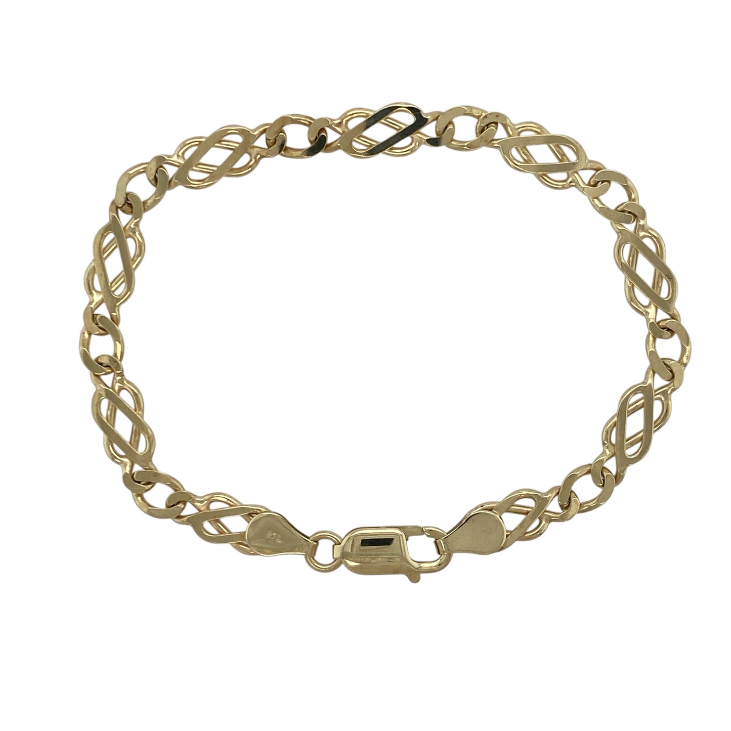 9ct Gold 7" Celtic Link Bracelet