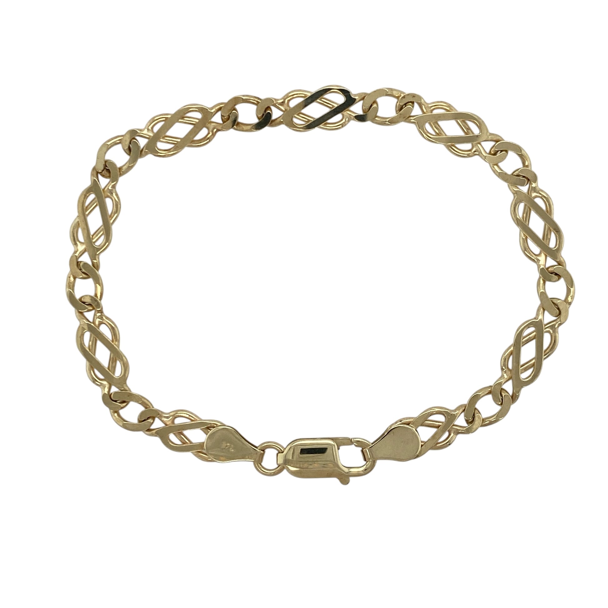 9ct Gold 7" Celtic Link Bracelet