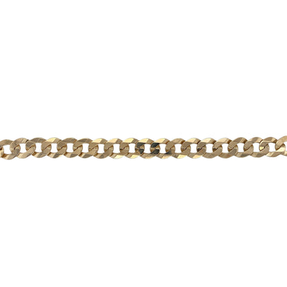 9ct Gold 8" Curb Bracelet