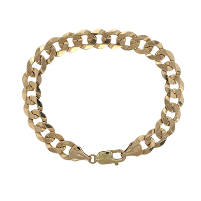 9ct Gold 8" Curb Bracelet