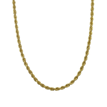 9ct Gold 16" Rope Chain