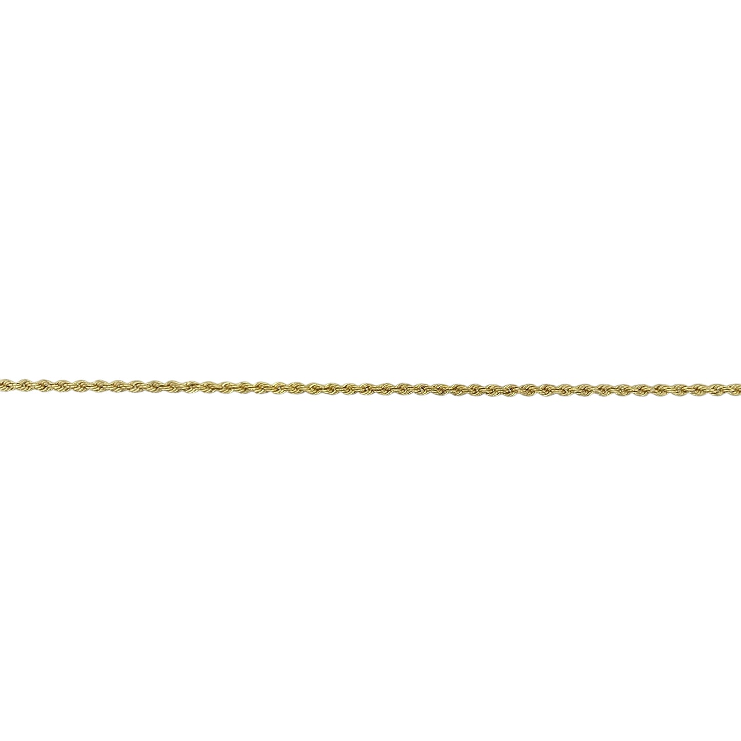 9ct Gold 16" Rope Chain