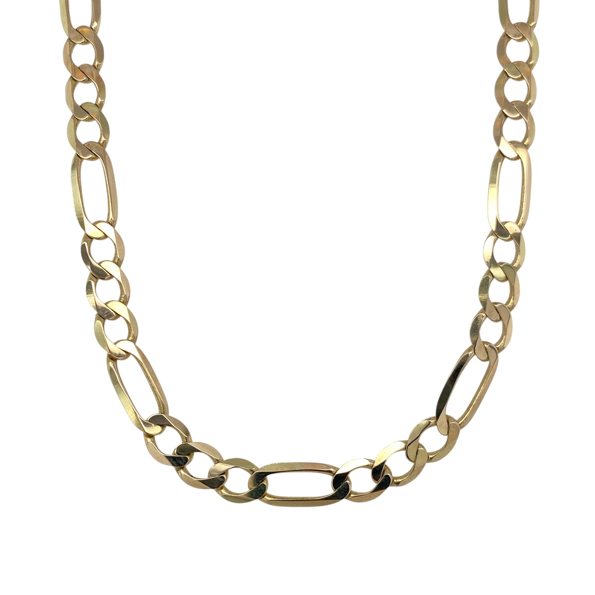 9ct Gold 18" Figaro Chain