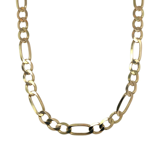 9ct Gold 18" Figaro Chain