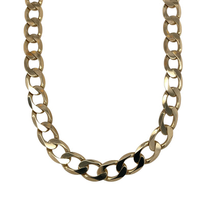 9ct Gold 22" Curb Chain