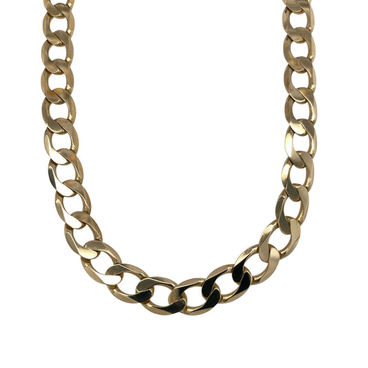 9ct Gold 22" Curb Chain