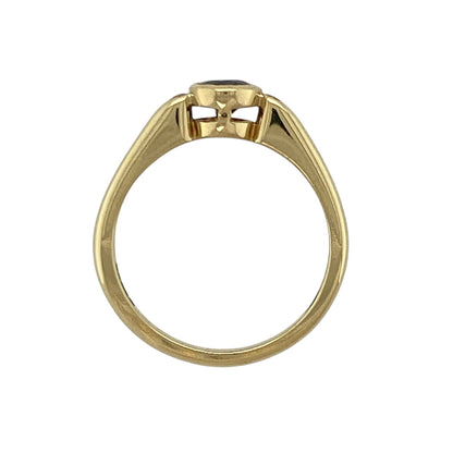 18ct Gold Diamond & Sapphire Ring