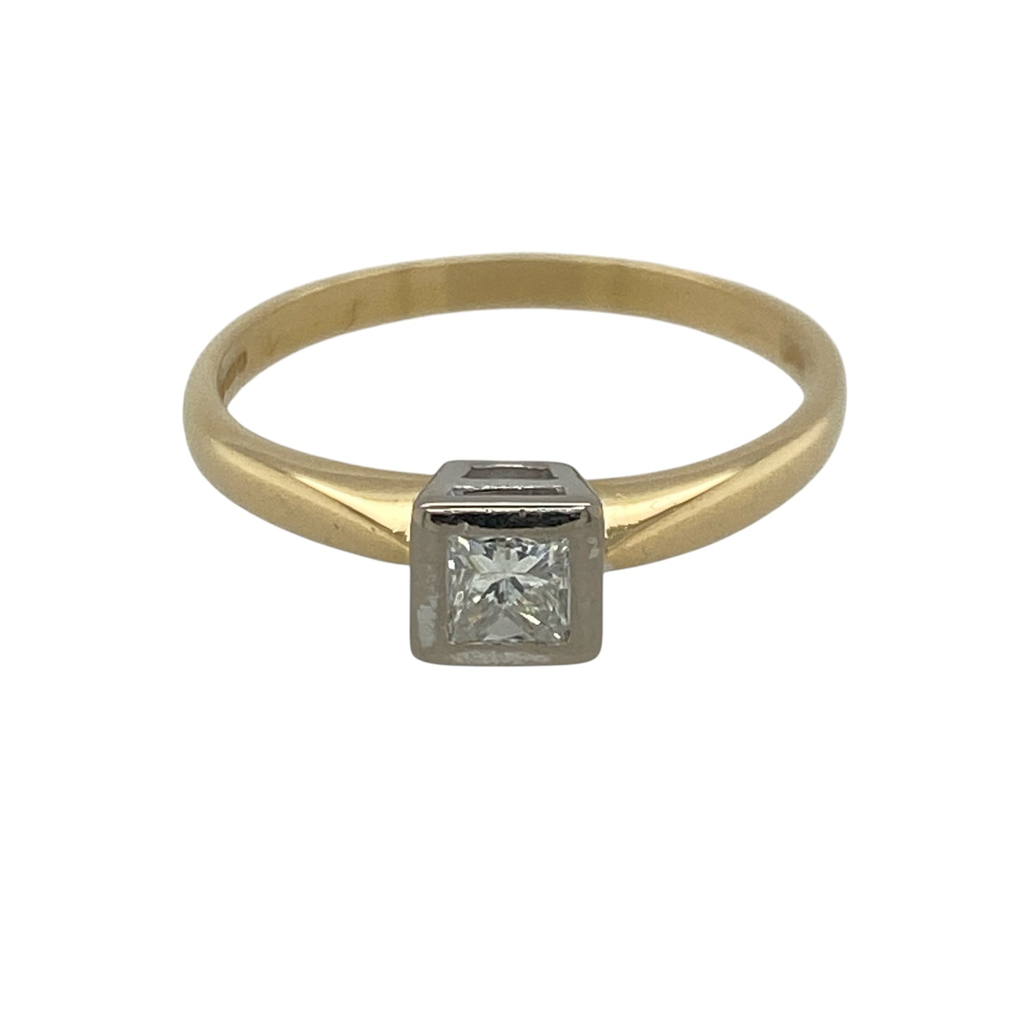 18ct Gold & Diamond Solitaire Ring