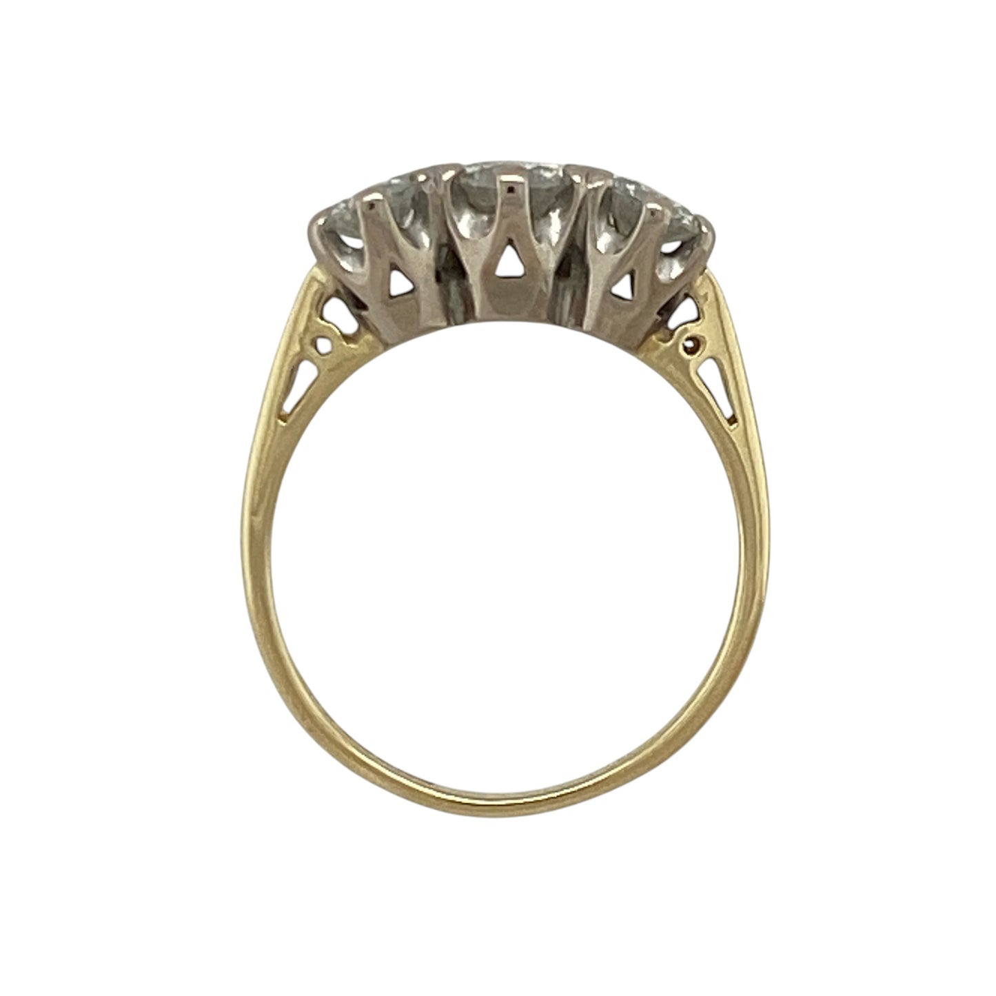 18ct Gold & Diamond Trilogy Ring