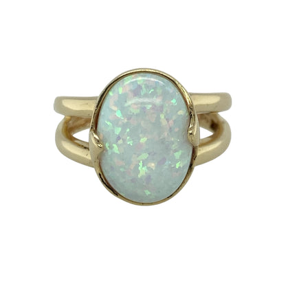 14ct Gold & Opalique Dress Ring