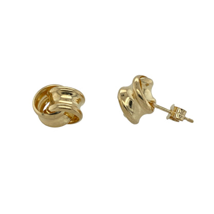 9ct Gold Knot Stud Earrings