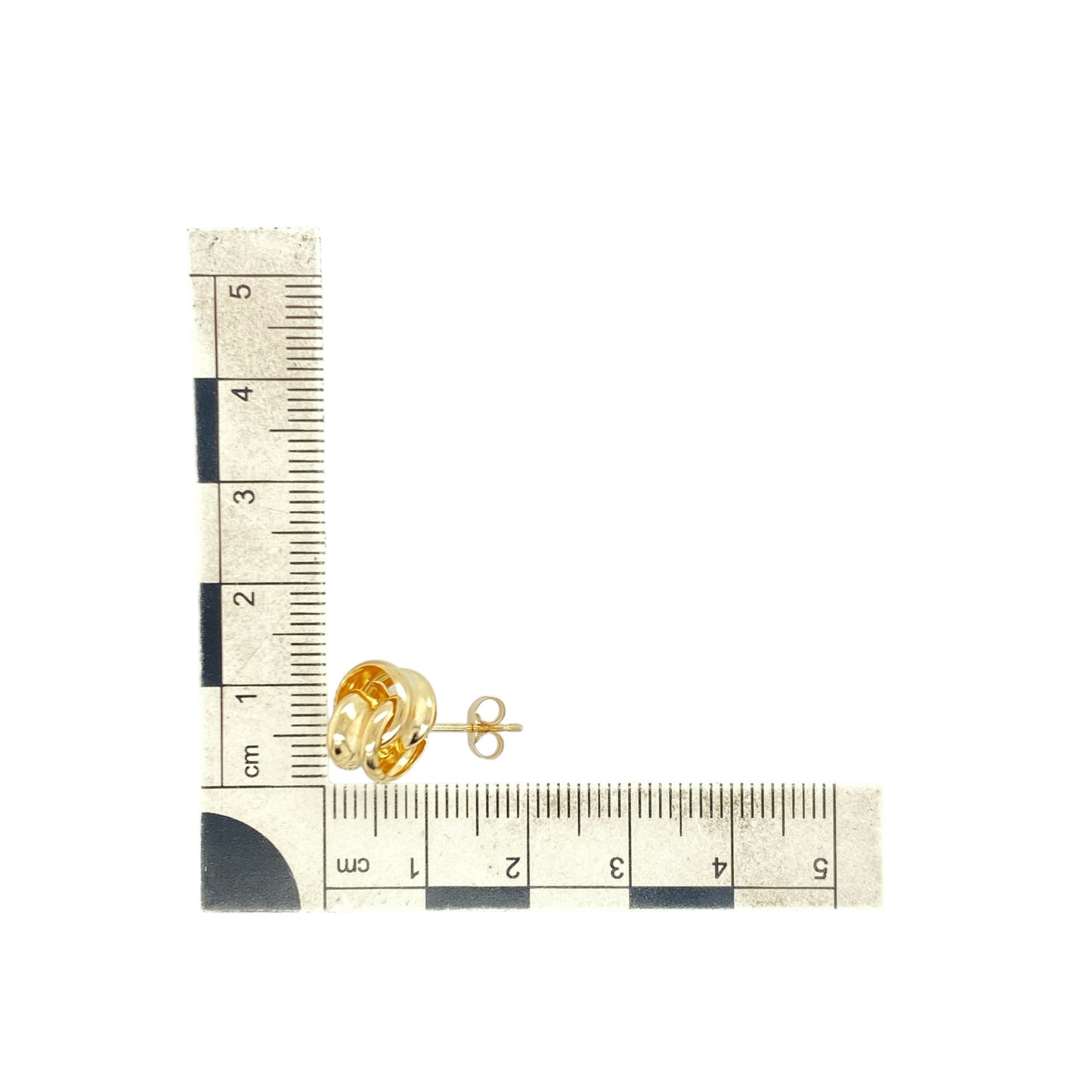 9ct Gold Knot Stud Earrings