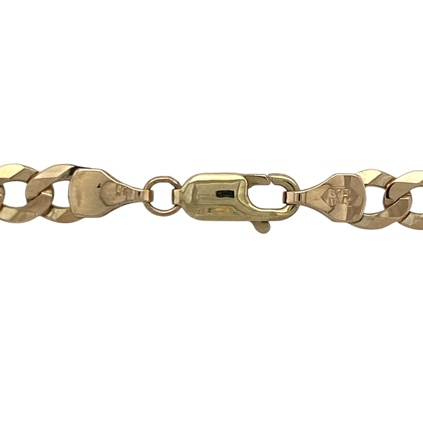 Make a statement with this pre-owned 9ct yellow gold curb chain, a bold and timeless necklace that is perfect for everyday wear or worn as a standout piece on its own.

Design: This classic chain features the iconic curb link design, offering a substantial look with smooth, polished links that create a timeless finish.
Material: Made from 9-carat yellow gold, the chain has a polished finish that enhances its rich golden colour and makes it a versatile addition to any jewellery collection.