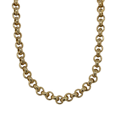 9ct Gold 21" Belcher Chain