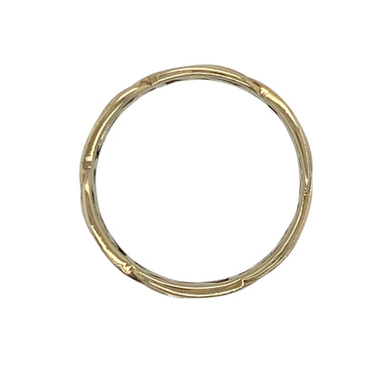 9ct Cymru Gold Open Celtic Weave Band Ring