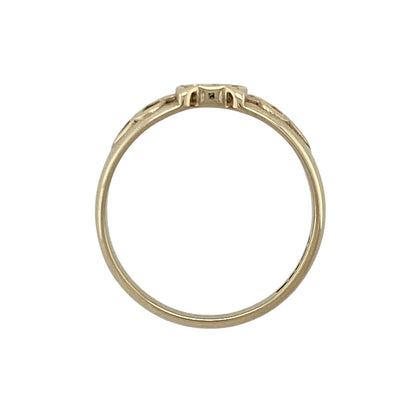 9ct Gold Clogau Cat Celtic Band Ring