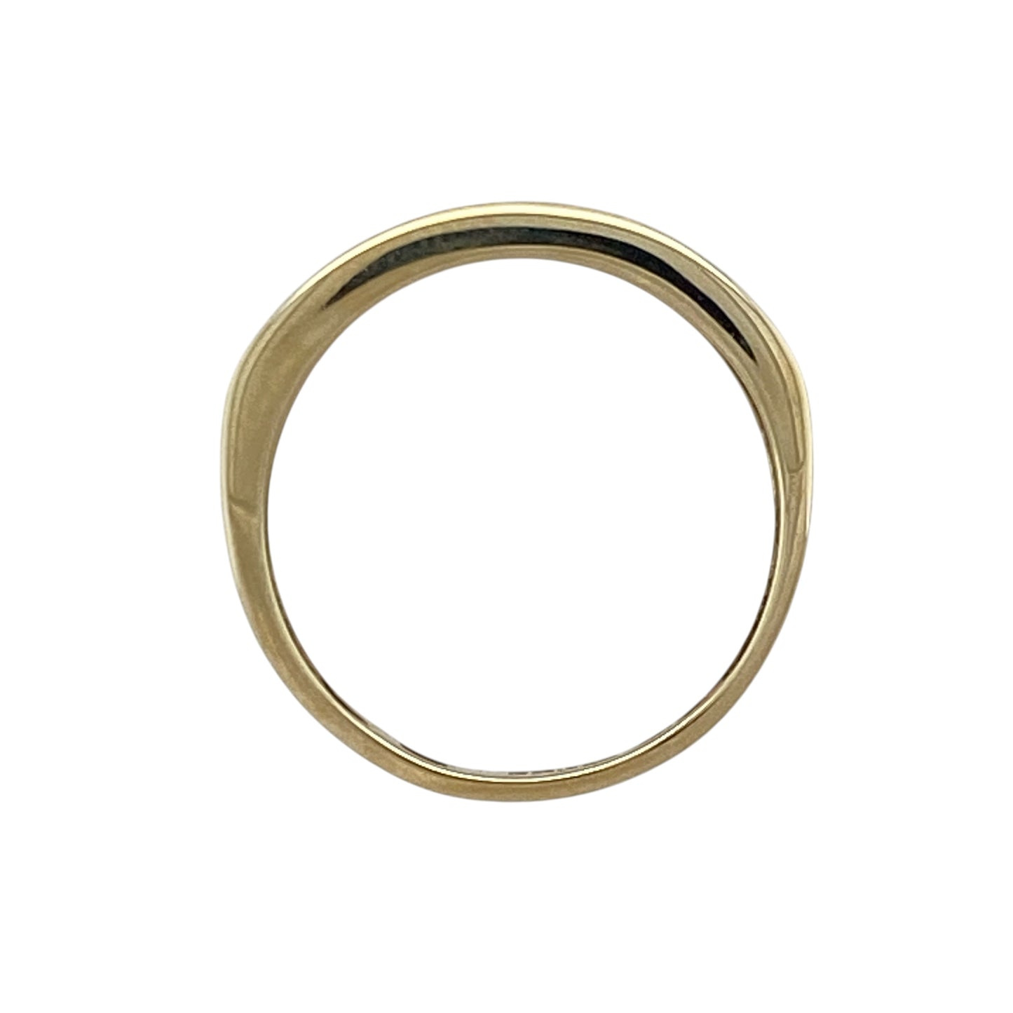 9ct Gold & Diamond Band Ring