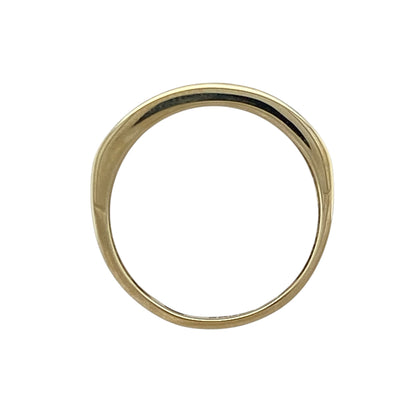 9ct Gold & Diamond Band Ring
