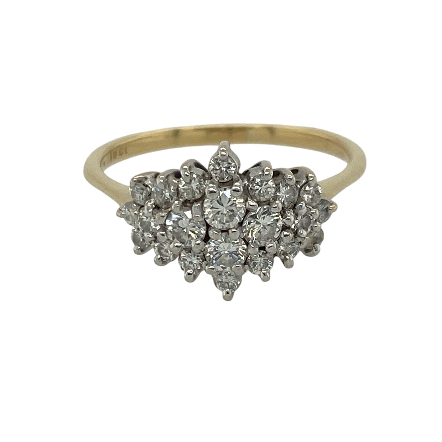 18ct Gold & Diamond Cluster Ring
