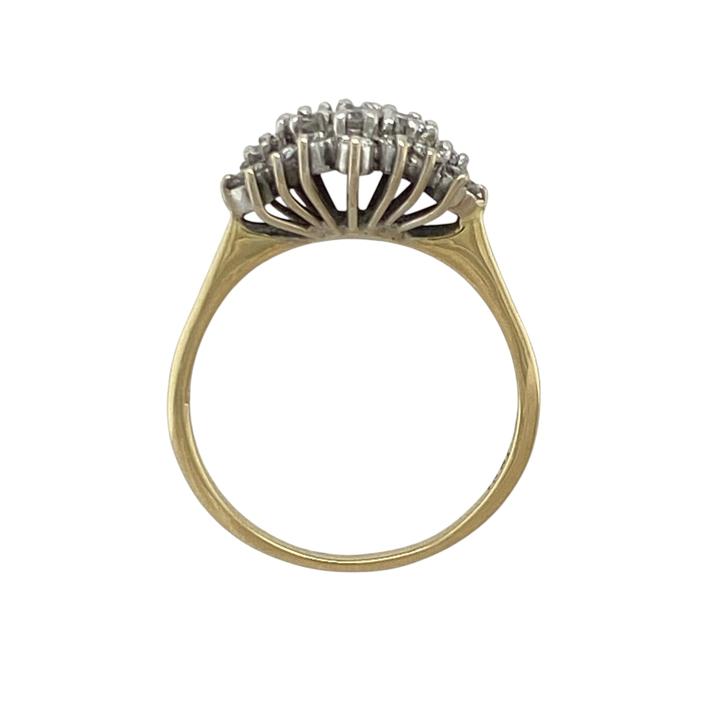 18ct Gold & Diamond Cluster Ring