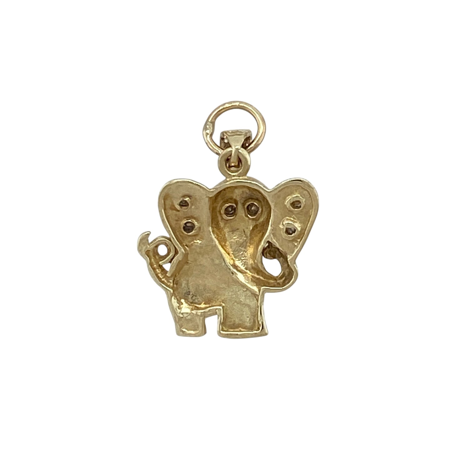 This pre-owned 9ct yellow and white gold diamond elephant pendant is a charming piece, combining two-tone gold with sparkling diamond detail in a timeless symbol of strength, wisdom and good fortune.

Design: The pendant features an elegant elephant design crafted in contrasting yellow and white gold, with diamonds adding eye-catching sparkle. Its compact size makes it perfect for everyday wear or layering with your favourite chain.