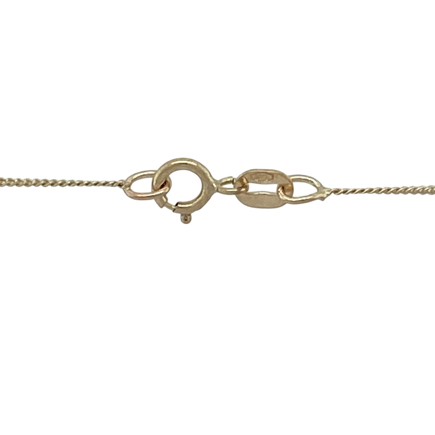 9ct Gold & Diamond Cross 16" Necklace