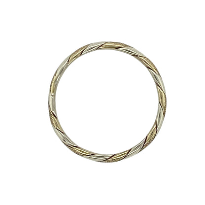 9ct Gold Twisted Band Ring