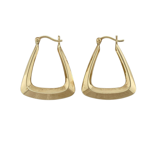 9ct Gold Handbag Creole Earrings