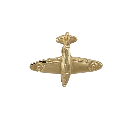 9ct Gold Aeroplane Pendant