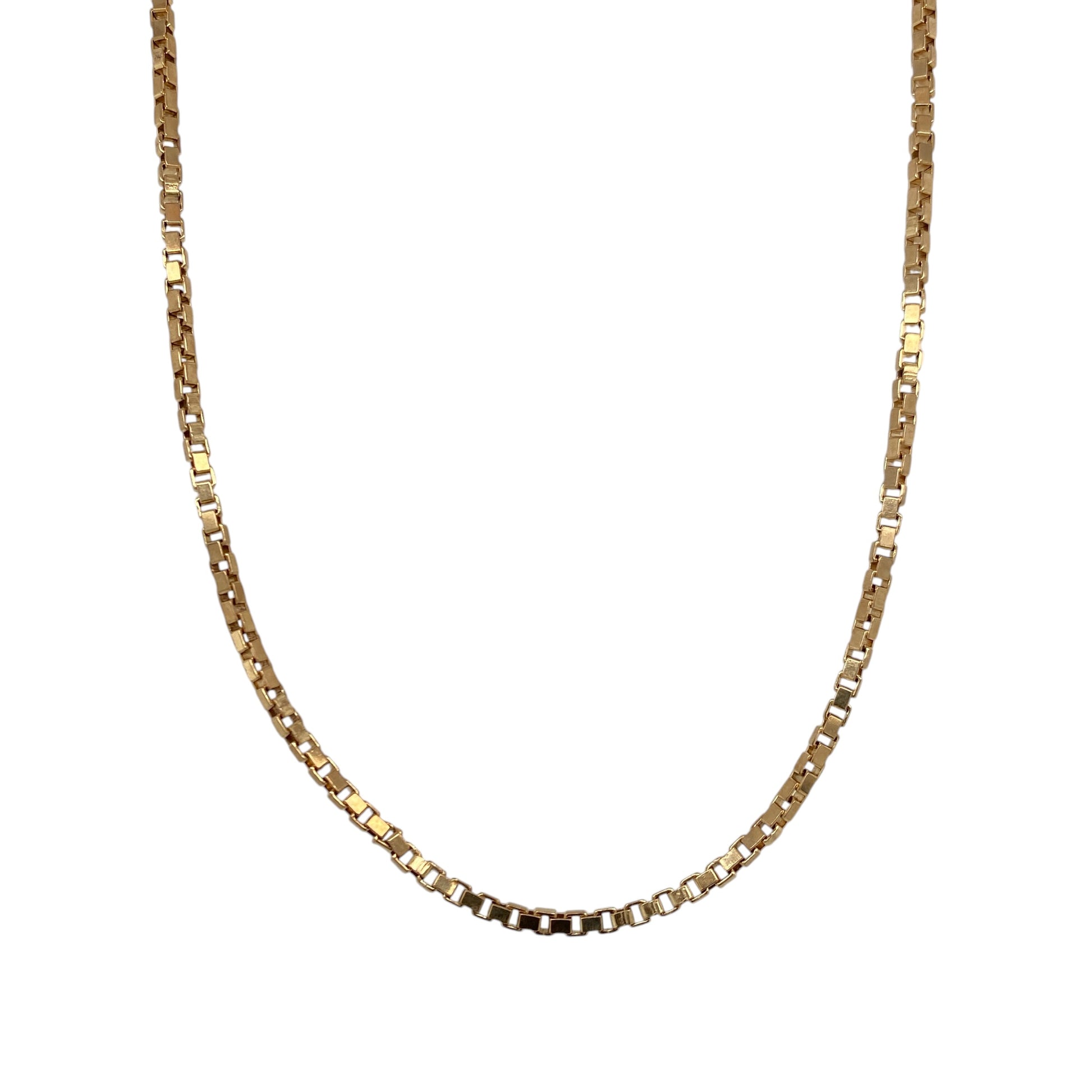 9ct Gold 18" Box Chain