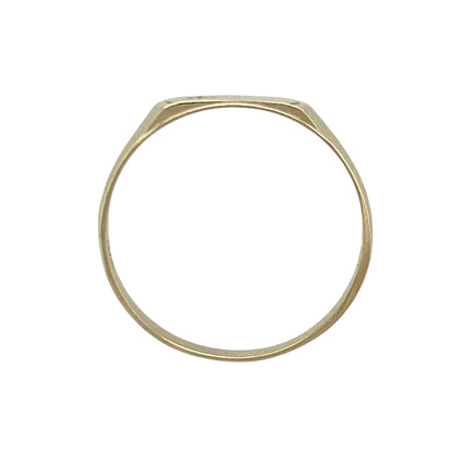 9ct Gold & Diamond Signet Ring