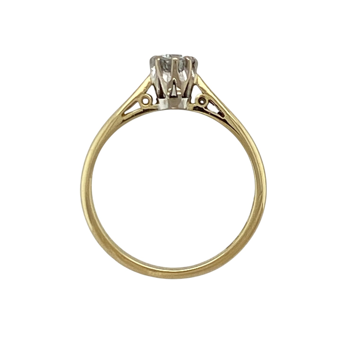 18ct Gold & Diamond Solitaire Ring