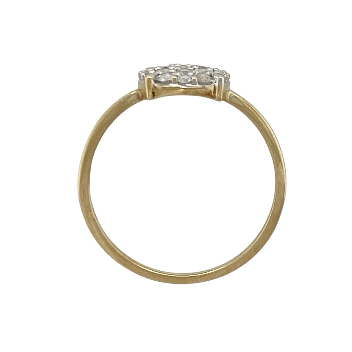 9ct Gold & Diamond Cluster Ring