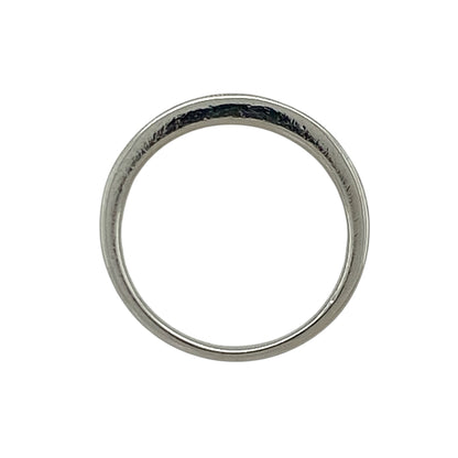 Platinum & Diamond Band Ring