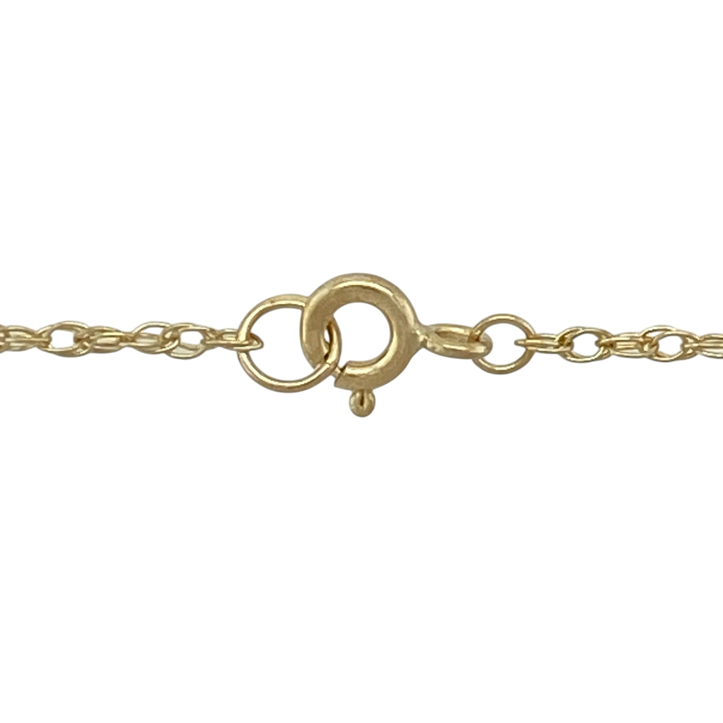 9ct Gold Diamond & Sapphire 18" Necklace