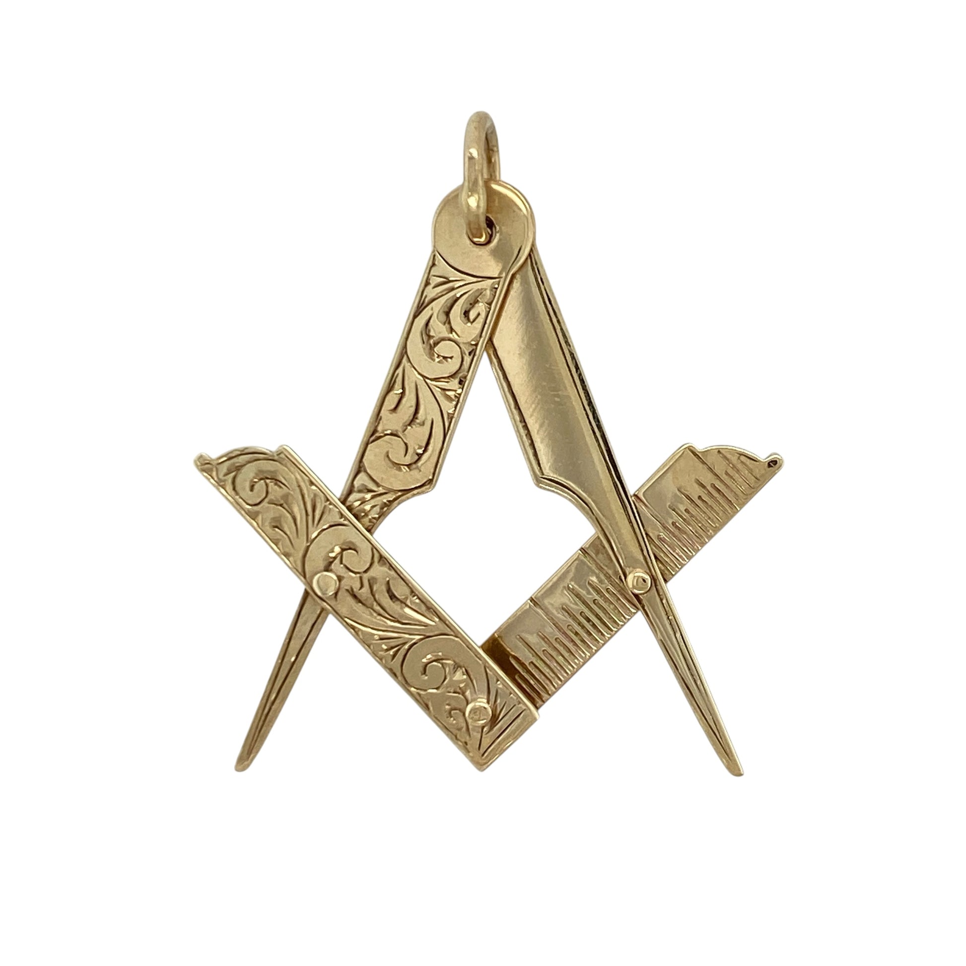 9ct Gold Masonic Pendant